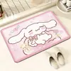 Tapete de chão para banheiro Sanrio lama de diatomáceas desenho animado tapete absorvente porta do banheiro tapete antiderrapante para pés banheiro vaso sanitário