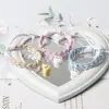 Pulseira de Casal Trançada de Algodão e Linho Original Fofa Ji Yi Xiaoba Ajustável Super Fofa Desenho Animado Melhor Amiga Pulseira Magnética para Mulheres