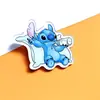 Broche de Dibujos Animados Lindo de Stitch Insignia de Acrílico Pin Pegatina DIY para Teléfono Accesorios para Bolsos Ropa En Stock