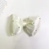Headdress de Lazo de Tela Mercerizada Accesorios Nudo de Hueso Perlado Accesorios para el Cabello Hechos a Mano DIY Accesorios para Zapatos y Calcetines de Niños Accesorios