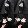 Bonita funda para cinturón de seguridad de coche con diseño de nube, ideal como decoración para el hombro, ideal para las cuatro estaciones, universal para mujer.