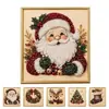 Nuevo Producto Transfronterizo 5D DIY Navidad Invierno Arte Hecho a Mano Creativo Lindo Pintura de Diamantes Perla Decoración de Escritorio Pared