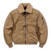 Chaqueta acolchada de algodón nueva para hombre de otoño e invierno abrigo con cuello de pelo desmontable casual cálido cuello alto acolchado de algodón 7911