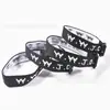 Atacado de Fábrica Pulseiras de Etiqueta Tecida, Pulseiras Jacquard Personalizadas, Pulseiras de Fita, Pulseiras Jacquard