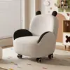 Sofá individual para niños, linda silla sofá de dibujos animados para bebé, cómodo asiento de lectura con respaldo, sofá perezoso