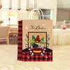 Papel Kraft Productos Populares Transfronterizos Bolsa de Regalo Navideña de Dibujos Animados de Papel Kraft Bolsa de Papel Bolsa de Compras Bolsas