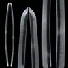 Acero T10 Cubierto de Tierra, Espada Japonesa con Filo Quemado, Hoja de Espada Desnuda, Espada Larga Samurai, Hamon Templado con Arcilla, Sin Filo