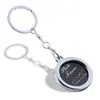 Fabricante Original Porta-Retrato Retangular em Formato de Coração Chaveiro de Metal Personalizado Criativo Prático Pequeno Presente Logo