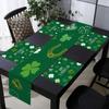 Calle. Manteles Individuales Estampados del Día de San Patricio, Caminos de Mesa, Restaurante Occidental, Decoraciones Festivas para Mesa de Comedor Aislantes del Calor de Pascua, Decoraciones de Mesa