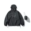 Ootd Montaña Deportes al Aire Libre Ropa con Protección Solar Ropa de Montañismo para Hombres Seda de Hielo Anti-UV con Capucha Ligera Ropa de Piel de Hielo