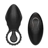 Parker Anel de Travamento Controle Remoto Sem Fio Masculino Ressonância Preliminares Brinquedo Sexual Anel JJ Suprimentos