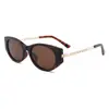 Gafas de Sol Retro de Moda Xiaoxiangjia para Mujer, Marca de Tendencia Estilo Callejero, Estilo Europeo y Americano, Gafas de Sol de Gama Alta, Montura Ovalada Polarizada