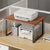 Soporte para impresora, estante para escritorio de oficina, estante organizador de archivos para escritorio en casa, soporte pequeño para copiadora de escritorio