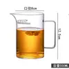 Filtro de Separación de Agua y Té para Uso Doméstico de Alto Borosilicato, Taza de Luna Creciente, Juego de Té de Gran Capacidad, Vaso de Té Integrado