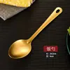 Panelas de Aço Inoxidável Coreanas Conjunto Doméstico Não Magnético Cozinha Colher de Sopa Pendurável Frigideira Espátula de Fritar Fabricante Atacado