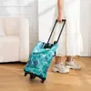 Carrito de Compras Plegable Popular para el Hogar Transfronterizo Supermercado Compras Portátil Impermeable Carrito Carrito Remolque para Salidas