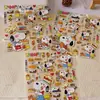 Pegatinas de Snoopy horneando lindo dibujo animado DIY decoración para teléfono tableta agenda computadora pegatinas impermeables