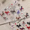 Pegatinas para Uñas de Caballo Pequeño con Patrón de Tela 5D en Relieve Tridimensional Pegatinas para Uñas DIY Estilo Hg Pegatinas para Uñas de Bebé Pegatinas para Arte de Uñas
