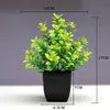Punto Nuevo Bonsái Plantas de Decoración para el Hogar Pequeños Adornos Flores Artificiales Plantas Verdes Plantas en Maceta Flores Artificiales Fábrica Venta al Por Mayor