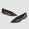 Atacado Europeu e Americano Estilo Francês Simples Plataforma Baixa Sapatilhas para Mulheres Couro Genuíno para Ir ao Trabalho Slip-Ons Sapatilhas da Moda