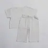 2026 Comércio Exterior Mais Vendido Conjunto de Camiseta Solta e Calça Longa para Sala de Estar Infantil para Meninas e Meninos, Conjunto de Roupa de Casa de Verão