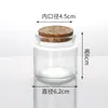 Botella de Vidrio con Corcho y Tapa Taza para Velas Aromáticas Hecha a Mano DIY Taza Vacía Botella de Vidrio con Corcho