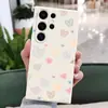 Artículo Caliente de Regreso a Clases Estilo Dopamina Corazón GalaxiaS26UItra Funda para Teléfono S25+ Funda Suave Mejor Amigo Cubierta Protectora