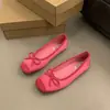 Zapatos de Ballet Redondos con Lazo Estilo Francés, Zapatos de Hada, Zapatos Planos Suaves para la Noche, Nuevos Zapatos de Verano para Mujer