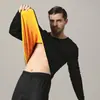 Traje de ropa interior térmica de terciopelo dorado para hombre con forro polar engrosado a prueba de frío ropa de otoño para parejas pantalones largos ropa cálida para mujer talla grande