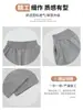 Calça de Moletom Cinza Pesada de Perna Larga Feminina Outono 2026 Nova Cintura Alta Solta Modeladora Casual Faca Curva Linha Central Calça Esportiva