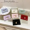 Exquisito Colgante de Lazo~Estilo Coreano Simple Ins Xiaohongshu para Mujer Billetera con 80% de Descuento Portatarjetas de Gran Capacidad Artículo Popular