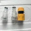 Conector de Manguera de Entrada de Agua Filtro de Malla para Hidrolavadora Conector de Entrada de Agua Transparente para Lavadora de Autos Interfaz de Seis Puntas