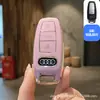 Adecuado para Funda de Llave Audi A3 A4L Coche A6L Femenina Q5L Carcasa Q3 Hebilla Q2L Nuevo A5 Gama Alta Tt Bolsa Q7/A8/Modelos 23