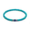 Pulsera de cuentas transfronteriza Amazon wish Ojo de Tigre piedra volcánica piedra mapa 8mm Pulsera Pulsera magnética para hombre