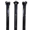 Tubo de asiento de bicicleta de montaña BALUGOE de fibra de carbono con etiqueta de color, tubo de asiento de 31,6/30,8/27,2 mm