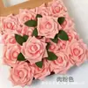 Flores de Espuma para Manualidades al por Mayor Fabricante Flores Artificiales Estilo Europeo Rosas para Decoración de Tiendas Arreglo Floral para el Hogar Ramo de Rosas