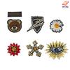 Em estoque atacado feito à mão olhos de miçangas letras urso adesivos de tecido roupas sapatos e chapéus acessórios acessórios patch decorativo faça você mesmo