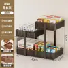 Estante de almacenamiento de bocadillos multicapa para escritorio, organizador de bebidas y bocadillos para mesa de centro de sala de estar, estante organizador y clasificador de artículos varios para mesa de comedor