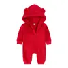 Roupas para bebês masculinas e femininas 0-2 anos em forma de animal macacão de inverno quente para engatinhar roupas de fabricantes atacado