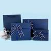 Caja de Regalo con Lazo, Caja Vacía para Souvenirs, Bolsa de Regalo a Juego, Luces de Cuerda, Hierba Rafia, Tarjeta de Felicitación, Ramo de Flores Secas, Caja de Regalo