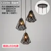 Nuevo candelabro para comedor, diseño de tres cabezas, mesa de comedor simple, estilo popular, lámpara de noche para dormitorio, lámpara creativa para barra de bar, arte de madera y hierro
