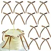 20 Peças em Estoque/Pacote Fita Laço Estilo Ballet Decoração de Bolo Acessórios DIY Decoração Pingente Atmosfera de Natal