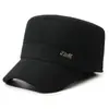 Sombrero para hombres de mediana edad y ancianos, sombrero de invierno tipo gorra plana para papá, sombrero de algodón cálido y grueso a prueba de frío para exteriores, abuelo, hombre mayor
