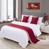 Toalha de cabeceira de cama de hotel Bandeira de cama lateral Moderna de alta qualidade Almofada de cabeceira de cama de hotel simples Estilo europeu Capa de cama de luxo leve