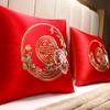 Novo estilo chinês grande travesseiro sala de estar sofá cabeceira casa almofada de volta com núcleo almofada de volta estilo chinês grande encosto