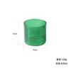 Portavelas de Vidrio Transparente Redondo de Alta Gama Taza para Velas DIY Velas Aromáticas de Colores Recipiente Decoración para Bar Restaurante