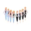 E-commerce Transfronteiriço Vestido para Boneca Barbie de 11 Polegadas 30cm Roupa Externa Pequena e Cheirosa Roupa Externa de Lã Calça de Couro Pronta para Venda