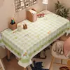 Toalha de mesa para escrivaninha infantil, tapete protetor para mesa de estudo de estudante, tapete de mesa, toalha de mesa para quarto de menina, pano de cobertura estilo ins