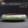 Maceta de flor de hada del agua cerámica cobre Herba hidropónica Torre bambú una hoja loto cuenco loto Herba Lysiana maceta especial sin agujero tamaño grande pequeño