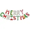 Nuevos Globos de Papel de Aluminio de Navidad Árbol de Navidad Grande Papá Noel Decoración Festiva Sala de Estar Decoraciones de Globos para Nochebuena